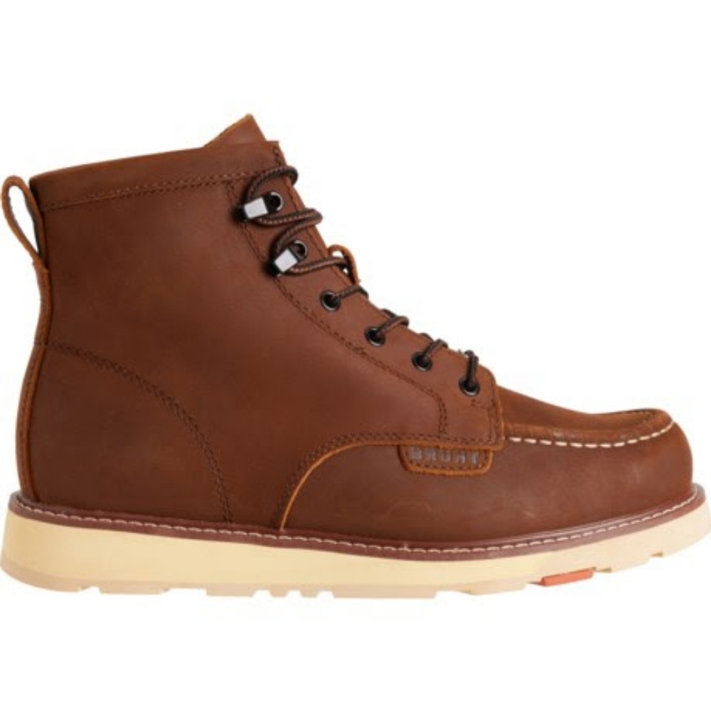 Brunt The Marin Boots Unlined Soft Toe 6" Mens Size 16 Brown Leather - Picture 6 of 13